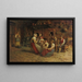 Ascoltare le storie della nonna - Publio De Tommasi — quadro incorniciato alla parete