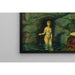 Reproduktion des Gemäldes Quellnymphe von Faunen belauscht - Franz von Stuck