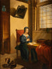 Donna che studia la Bibbia - R. Gontard — vista dell’opera
