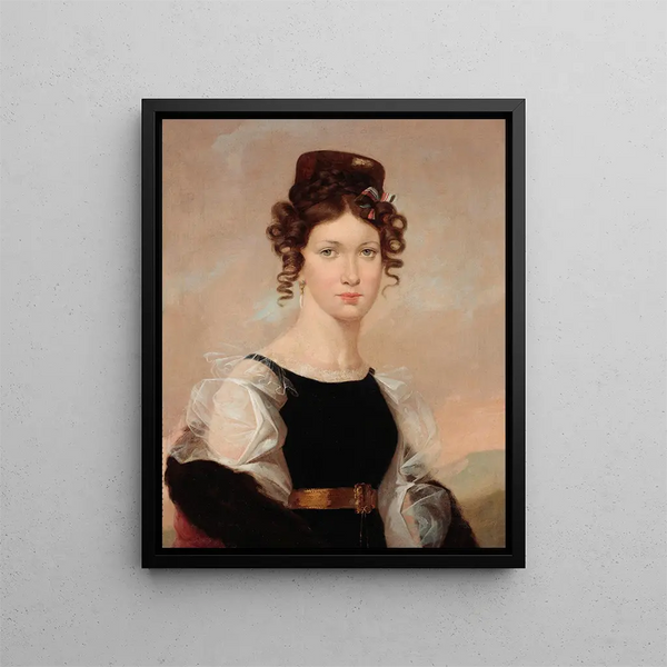 Rafa Hadziewicz - Portrait of Antonina Gepner ne Czyszkowska 18131870 painters wife.webp