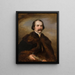 Portrait of a noble in habit delia - Rafał Hadziewicz — framed artwork on a wall