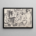 Figures - Rafael Barradas — framed artwork on a wall
