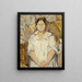 Ritratto di Pilar - Rafael Barradas — quadro incorniciato alla parete