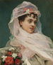 Aline Masson con cappello in mussolina - Raimundo de Madrazo y Garreta — vista dell’opera