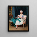 Aline - Raimundo de Madrazo y Garreta — gerahmtes Bild an der Wand