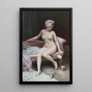 Raimundo de Madrazo y Garreta - Despus del bao desnudo de mujer.webp