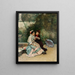 La Lettre - Raimundo de Madrazo y Garreta — gerahmtes Bild an der Wand