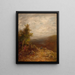 Sopra le nuvole - Ralph Albert Blakelock — quadro incorniciato alla parete