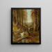 Innenansicht des Waldes - Ralph Albert Blakelock — gerahmtes Bild an der Wand