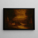 Hors des ombres grandissantes - Ralph Albert Blakelock — gerahmtes Bild an der Wand