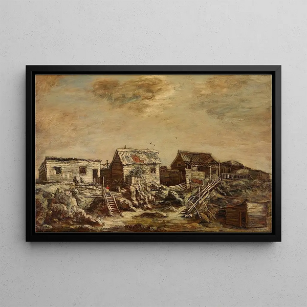 Ralph Albert Blakelock - Shanties Seventh Avenue and FiftyFifth Street.webp