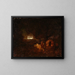 I costruttori di piroghe - Ralph Albert Blakelock — quadro incorniciato alla parete