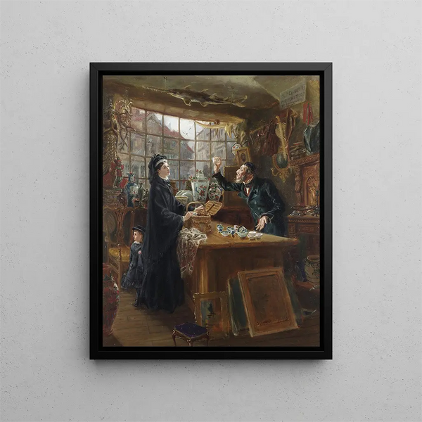 Ralph Hedley - The Old China Shop.webp