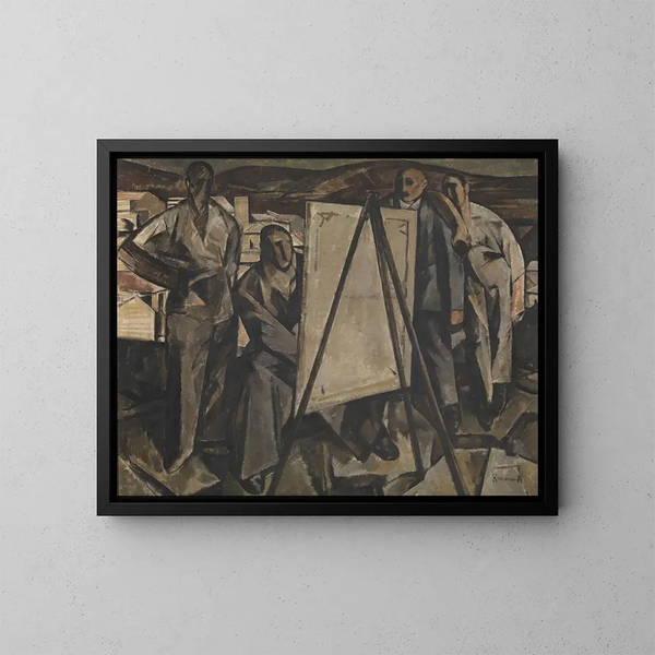 Der Maler Ramah 1922 - Ramah — gerahmtes Bild an der Wand