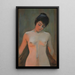 Nude Painting - Ramon Casas — framed artwork on a wall