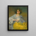 Julia - Ramon Casas — framed artwork on a wall