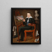 Der junge Künstler - Randall Palmer — gerahmtes Bild an der Wand