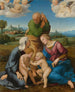 Sainte Famille de Canigiani - Raphaël — Ansicht des Kunstwerks