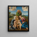 Sainte Famille de Canigiani - Raphaël — gerahmtes Bild an der Wand