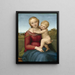 La petite Madone Cowper - Raphaël — gerahmtes Bild an der Wand