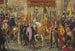 Arbeitsvorbereitung für den Umzug der Krönung von Christian IV im Jahr 1596 - Rasmus Christiansen — Ansicht des Kunstwerks