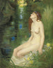 Eine Nymphe am Beckenrand - Reginald Granville Eves — Ansicht des Kunstwerks