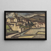 Vue d'une ville italienne - Reijer Stolk — gerahmtes Bild an der Wand