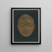 Buddha Head Painting - Reijer Stolk — framed artwork on a wall