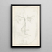 Head of a man - Reijer Stolk — framed artwork on a wall