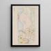 a seated man next to a nude woman lying on a bed - Reijer Stolk — framed artwork on a wall