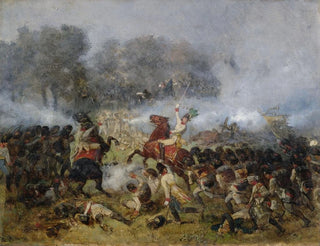 Reinhold Braun - Infanteriegefecht im Pulverdampf.webp