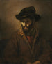 Ein Mann mit Bart und Hut - Rembrandt van Rijn — Ansicht des Kunstwerks