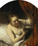 Una donna a letto - Rembrandt van Rijn — vista dell’opera
