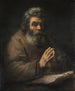 Ein älterer Mann im Gebet - Rembrandt van Rijn — Ansicht des Kunstwerks