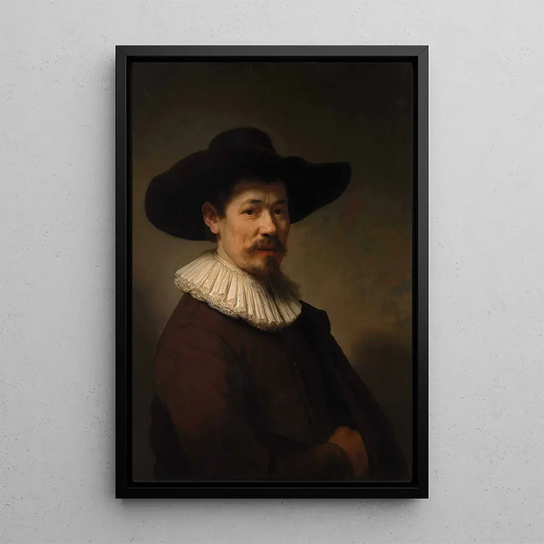 Herman Doomer - Rembrandt van Rijn — framed artwork on a wall