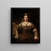 Junon - Rembrandt van Rijn — gerahmtes Bild an der Wand