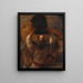 Moses zerbricht die Gesetzestafeln - Rembrandt van Rijn — gerahmtes Bild an der Wand