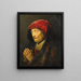 Vecchia donna in preghiera - Rembrandt van Rijn — quadro incorniciato alla parete