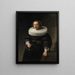 Ritratto di una donna - Rembrandt van Rijn — quadro incorniciato alla parete