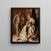 Samson und Dalila - Rembrandt van Rijn — gerahmtes Bild an der Wand