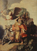 L'âne du prophète Balaam - Rembrandt van Rijn — Ansicht des Kunstwerks