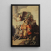 L'âne du prophète Balaam - Rembrandt van Rijn — gerahmtes Bild an der Wand