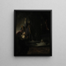 Die Auferstehung Lazares - Rembrandt van Rijn — gerahmtes Bild an der Wand