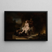 La Toilette de Bethsabée - Rembrandt van Rijn — quadro incorniciato alla parete
