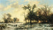 Return home at dusk in winter - Remigius Adrianus van Haanen — artwork view