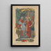 The Christ Is Condemned to Death by Pilate - Remondini Family — framed artwork on a wall