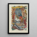 Jesus is laid in the sepulchre - Remondini family — framed artwork on a wall