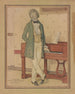 Studie eines jungen Mannes neben einem Klavier - René François Xavier Prinet — Ansicht des Kunstwerks