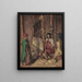 Le filatrici a Bou Sada - René Tourniol — quadro incorniciato alla parete