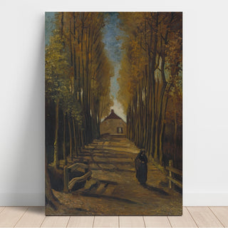 Reproduction Allée de peupliers en automne - Vincent van Gogh